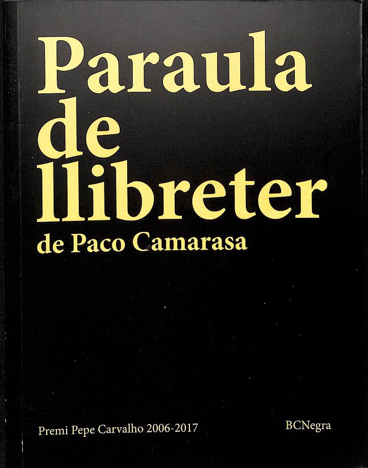 PARAULA DE LLIBRETER (CATALÁN) | INSTITUT DE CULTURA DE BARCELONA