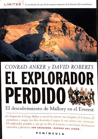 EL EXPLORADOR PERDIDO: EL DESCUBRIMIENTO DE MALLORY EN EL EVEREST | ANKER, CONRAD/ROBERTS, DAVID