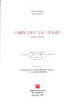 ENRIC PRAT DE LA RIBA AHIR I AVUI (CATALÁN). | 9788439380672 | MUSEU D'HISTORIA DE CATALUNYA