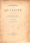 FILOSOFÍA DEL QUIXOTE ORDENADA ALFABÉTICAMENTE POR LUIS RCARDO FORS LA PLATA 1906 | LUIS RCARDO FORS