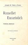 RAMELLET EUCARÍSTICH POESÍAS MÍSTICAS (CATALÁN) | JOSEPH M. VIDAL Y POMAR
