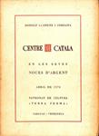 CENTRE CATALÀ, EN LES SEVES NOCES D'AREGNT (CATALÁN). | RODOLF LLORENS I JORDANA