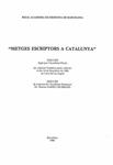 METGES ESCRIPTORS A CATALUNYA (CATALÁN). | REIAL ACADEMIA DE MEDICINA DE BARCELONA