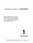 CUADERNOS SOBRE LA ORACIÓN / QUADERNS ORACIÓ. SERIE INICIACIÓN 1, 2 Y 3 (CASTELLANO / CATALÁN) (CATALÁN).