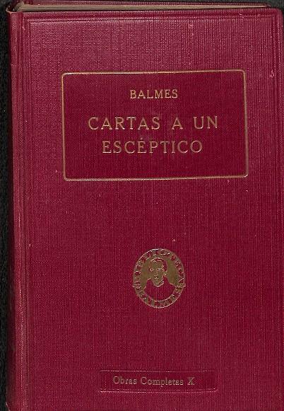 CARTAS A UN ESCÉPTICO | BALMES