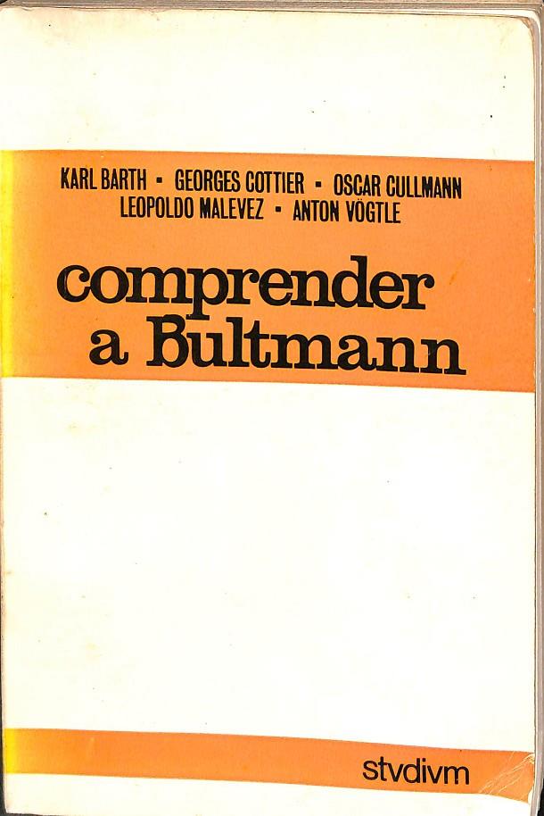 COMPRENDER A BULTMANN | V.V.A