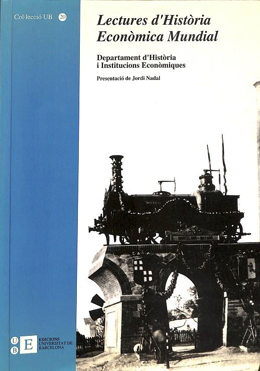 LECTURES D'HISTÒRIA ECONÒMICA MUNDIAL (CATALÁN) | DEPT. D'HISTÒRIA I INSTITUCIONS ECONÒMIQUES