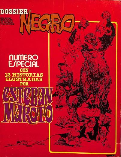 DOSSIER NEGRO. NUMERO ESPECIAL CON 12 HISTORIAS ILUSTRADAS POR ESTEBAN MAROTO | V.V.A