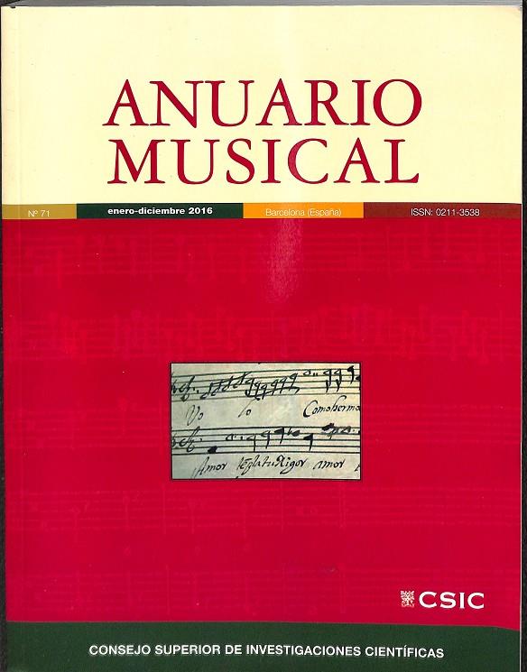 ANUARIO MUSICAL | V.V.A