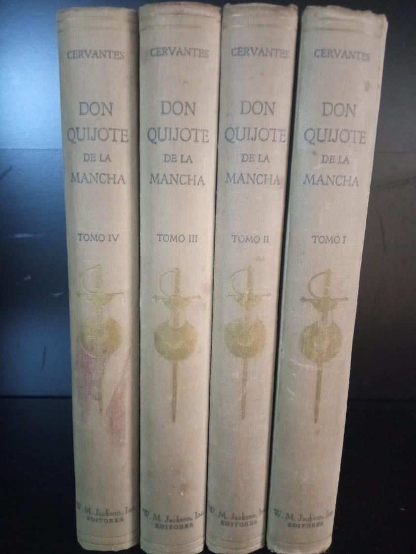 EL INGENIOSO HIDALGO DON QUIJOTE DE LA MANCHA 4 VOL. (DESCATALOGADO) | CERVANTES