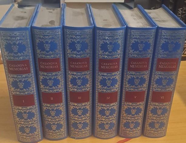 MEMORIAS DE JACOBO CASANOVA DE SEINGALT (6 TOMOS) |  JACOBO CASANOVA DE SEINGALT