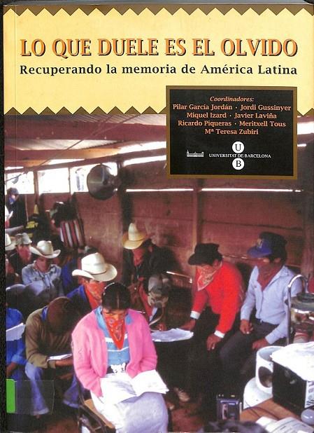 LO QUE DUELE ES EL OLVIDO | 9788447519330 | GARCÍA JORDÁN, PILAR