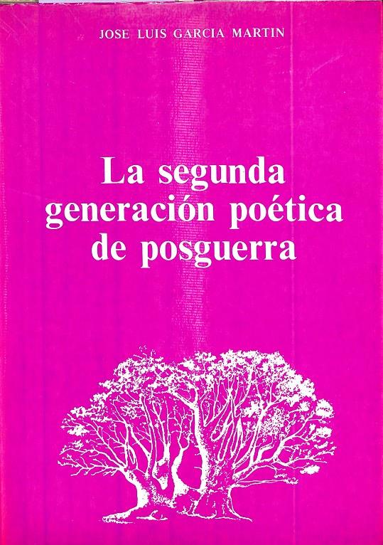 LA SEGUNDA GENERACIÓN POÉTICA DE POSGUERRA | JOSE LUIS GARCIA MARTIN