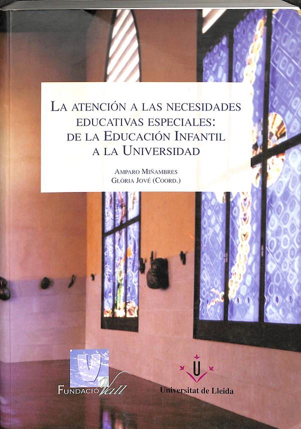 LA ATENCIÓN A LAS NECESIDADES EDUCATIVAS ESPECIALES: DE LA EDUCACIÓN INFANTIL A LA UNIVERSIDAD | 9788484090588 | MIÑAMBRE AMPARO/JOVE GLORIA