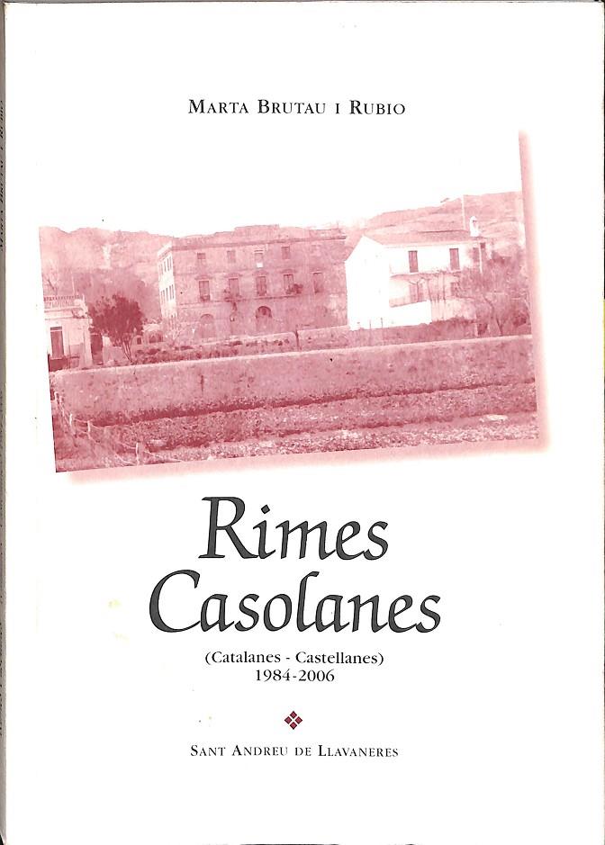RIMES CASOLANES (CATALÁN Y CASTELLANO) | MARTA BRUTAU I RUBIO