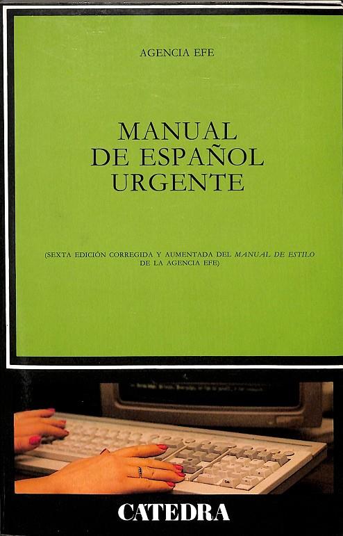 MANUAL DE ESPAÑOL URGENTE | AGENCIA EFE