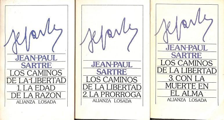 LOS CAMINOS DE LA LIBERTAD 3 VOL | JEAN-PAUL SARTRE