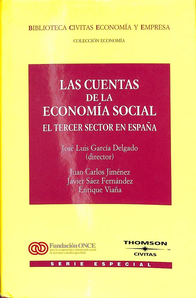 LAS CUENTAS DE LA ECONOMÍA SOCIAL - EL TERCER SECTOR EN ESPAÑA | 9788447022229 | GARCÍA DELGADO, JOSÉ LUIS / JIMÉNEZ JIMÉNEZ, JUAN CARLOS / SÁEZ FERNÁNDEZ, JAVIER / VIAÑA REMIS, ENR