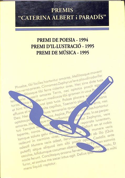 PREMIS CATERINA ALBERT I PARADÍS (CATALÁN) | BIBLIOTECA DE CATALUNYA