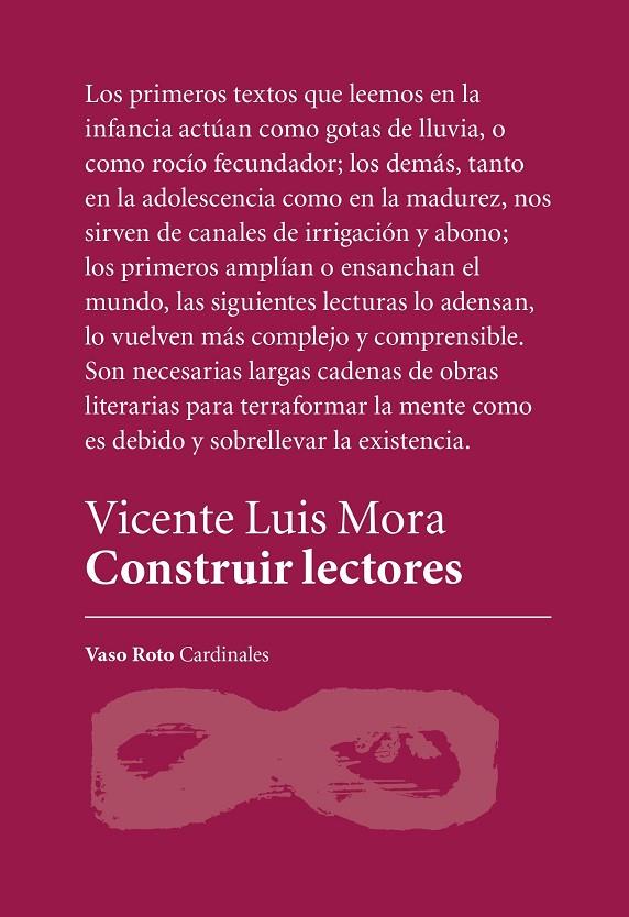 CONSTRUIR LECTORES | MORA, VICENTE LUIS