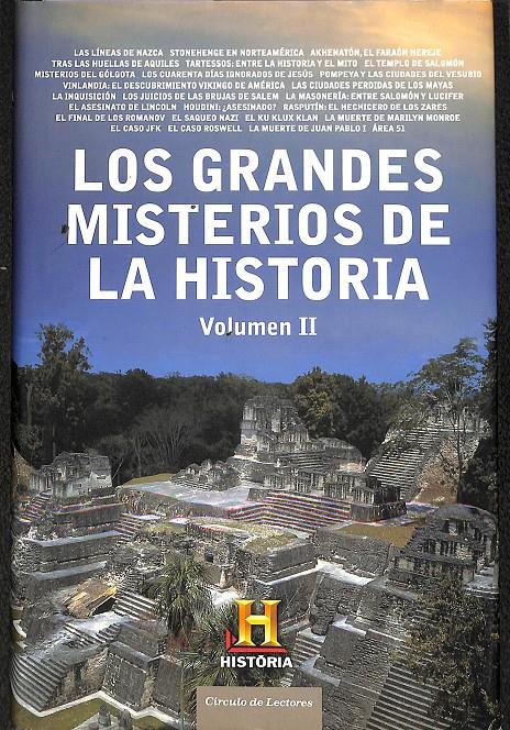 LOS GRANDES MISTERIOS DE LA HISTORIA VOLUMEN II | 9788467261639
