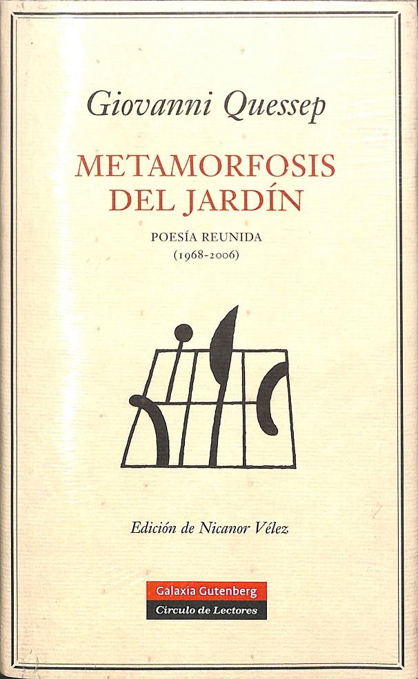 METAMORFOSIS DEL JARDÍN | 9788481096576 | QUESSEP, GIOVANNI