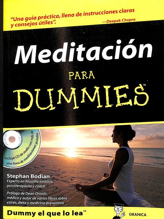 MEDITACION PARA DUMMIES - INCLUYE CD | STEPHAN BODIAN