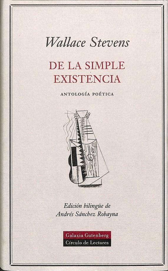 DE LA SIMPLE EXISTENCIA | 9788481094435 | STEVENS, WALLACE