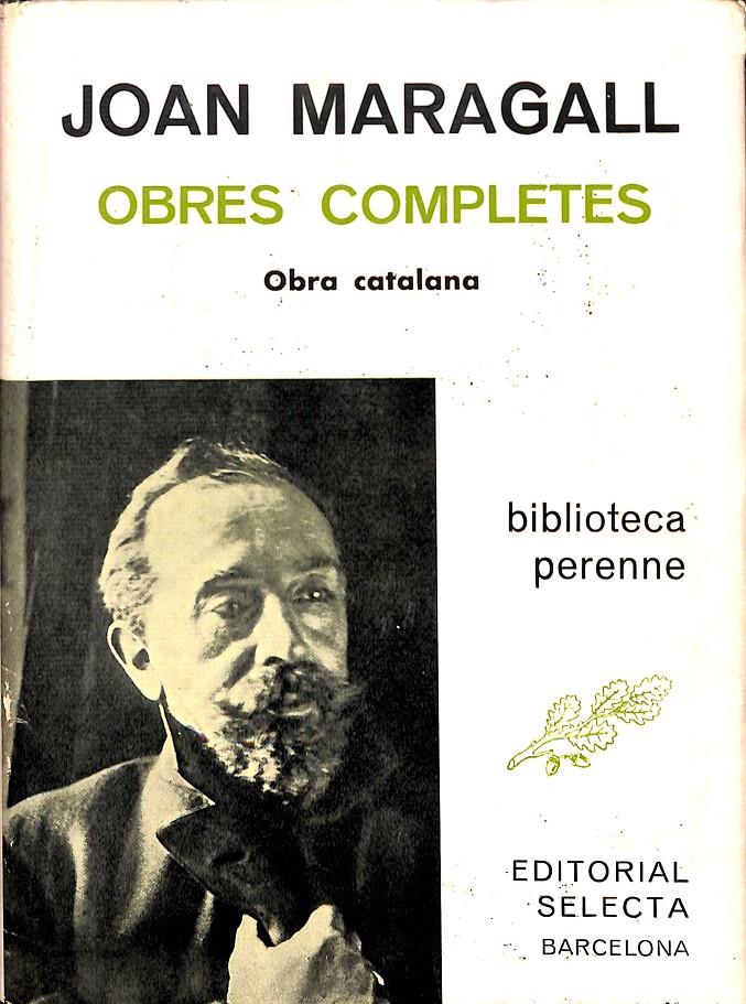 JOAN MARAGALL OBRES COMPLETES  | 9788429804749 | MARAGALL, JOAN
