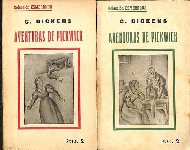 AVENTURAS DE PICKWICK TOMO II III - COLECCION ESMERALDA | C.DICKENS 