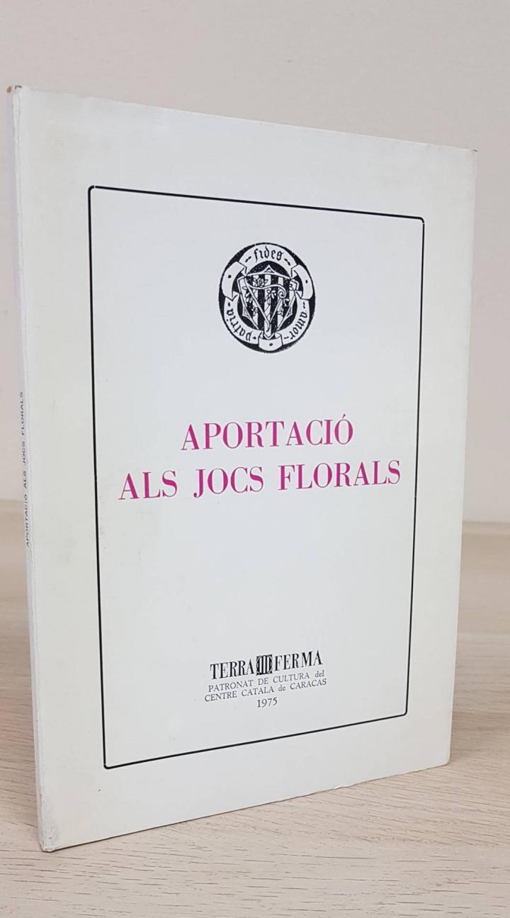 APORTACIÓ ALS JOCS FLORALS (CATALÁN). | SENSE ESPECIFICAR