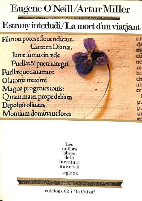 ESTRANY INTERLUDI  LA MORT D'UN VIATJANT 26 (CATALÁN) | 9788429727456 | O'NEILL, EUGENE / MILLER, ARTHUR