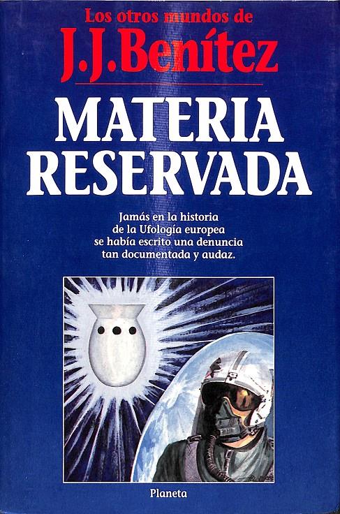 MATERIA RESERVADA | 9788408010364 | BENITEZ,J.J.