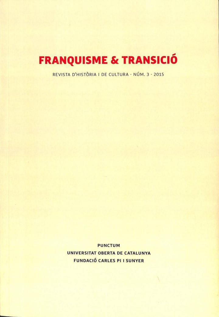 FRANQUISME I TRANSICIÓ (CATALÁN). | SENSE ESPECIFICAR