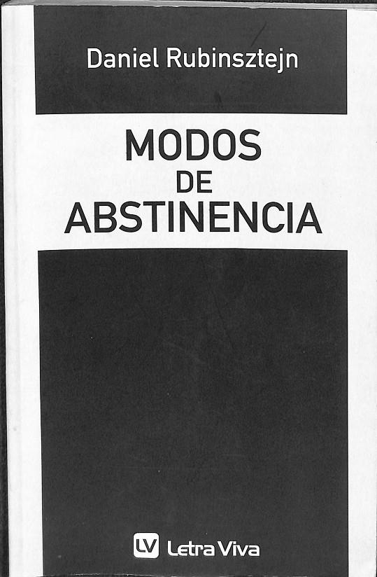 MODOS DE ANSTINENCIA | DANIE RUBINSZTEJN