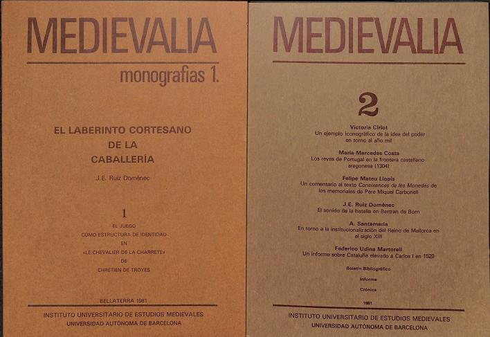 MEDIEVALIA 2 VOL | V.V.A