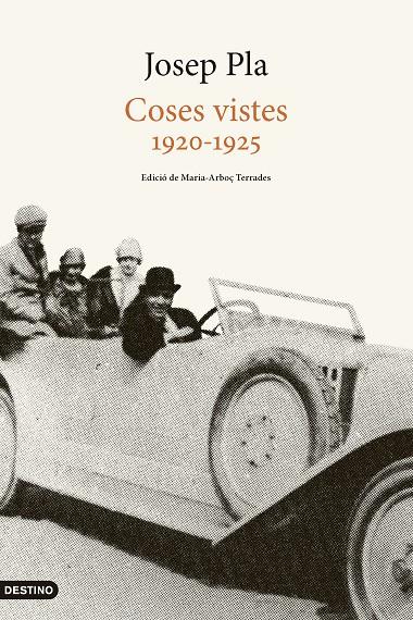COSES VISTES (CATALÁN) | PLA, JOSEP