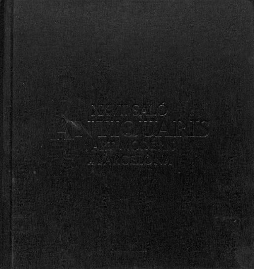 XXVII SALO ANTIQUARIS I ART MODERN BARCELONA (CATALÁN) | DNHJHYGCJDG
