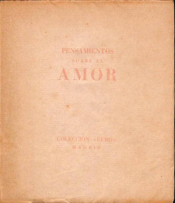 PENSAMIENTOS SOBRE EL AMOR