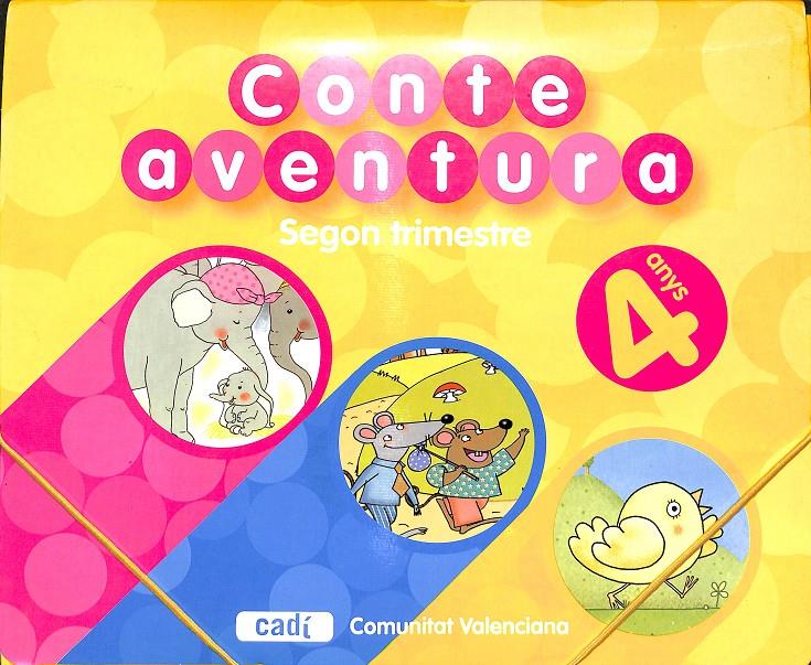CONTEAVENTURA 4 ANYS SEGON TRIMESTRE COMUNITAT VALENCIANA | 9788447401604 | DÍEZ TORÍO ANA MARÍA / ESTÉBANEZ ESTÉBANEZ AURORA / CALVO ROJO MARÍA DEL CARMEN