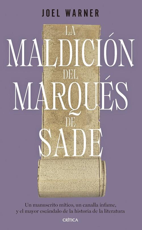 LA MALDICIÓN DEL MARQUÉS DE SADE | WARNER, JOEL