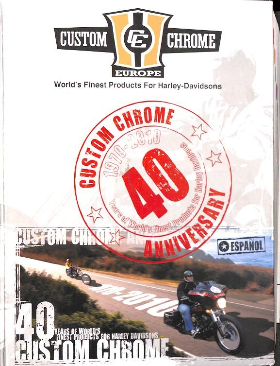CUSTOM CHROME 1970-2010 40 ANNIVERSARY ESPAÑOL HARLEY- DAVIDSONS | 9966396336336