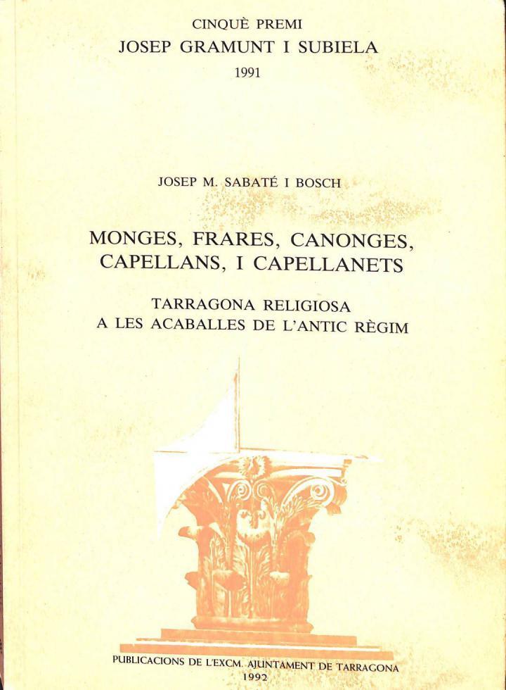 MONGES, FRARES, CANONGES, CAPELLANS I CAPELLANETS (CATALÁN). | 9788460609759 | JOSEP MARIA SABATE BOSCH