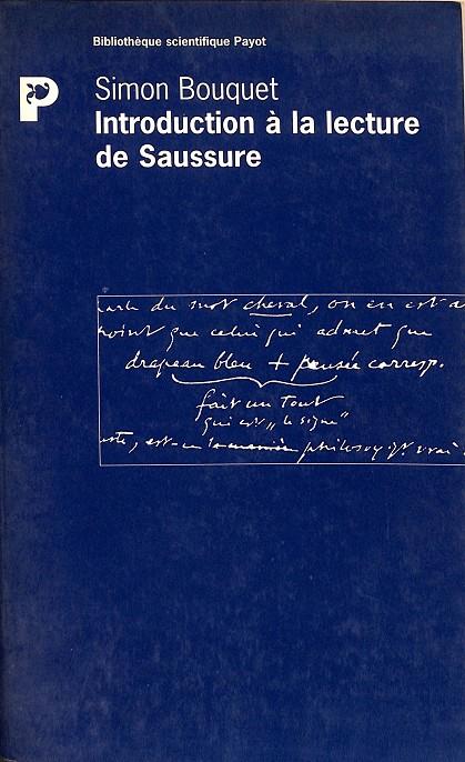 INTRODUCCION A LA LECTURE DE SAUSSURE (FRANCÉS) | V.V.A