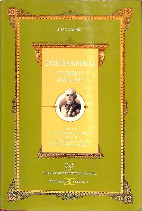 CORRESPONDENCIA VOLUMEN IV (1884-1887) | 9788497400435 | VALERA, JUAN