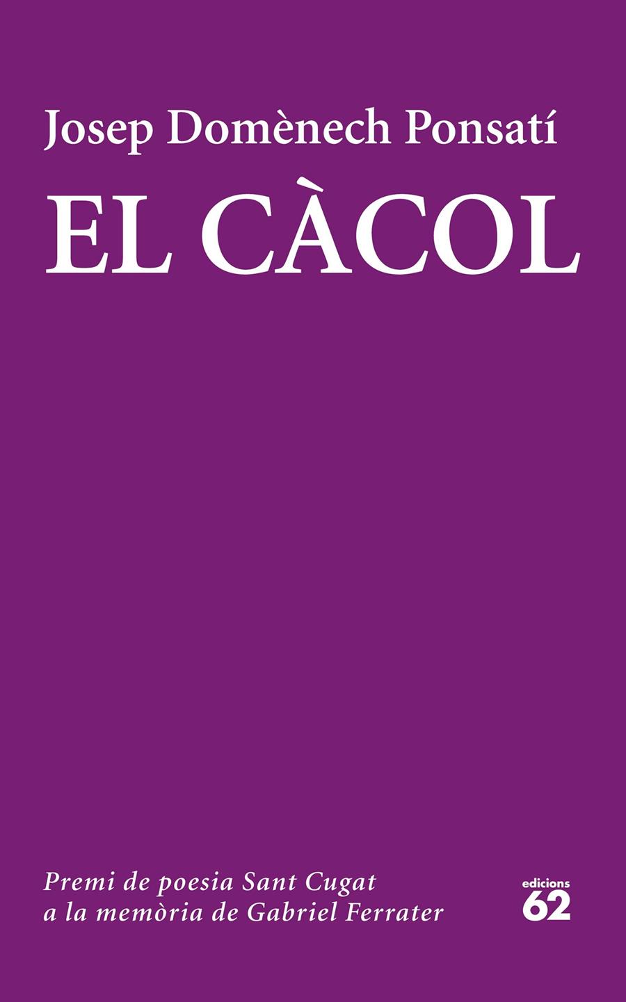 EL CÀCOL (CATALÁN) | 9788429774320 | DOMÈNECH PONSATI, JOSEP