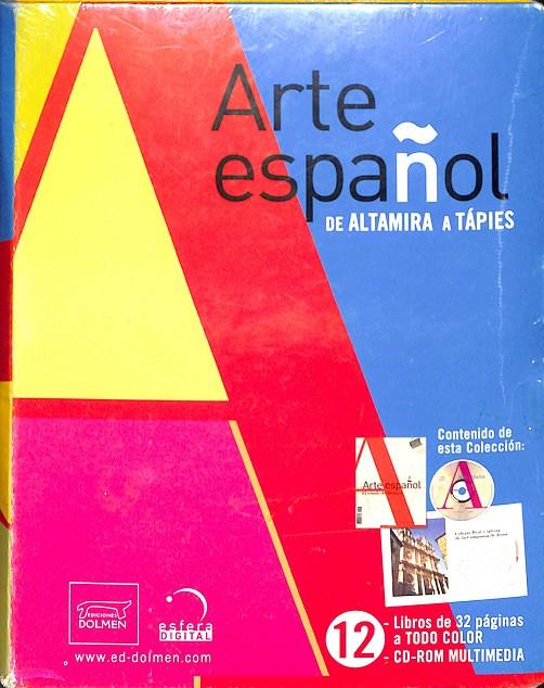 ARTE ESPAÑOL DE ALTAMIRA A TÁPIES 12 LIBROS DE 32 PÁGINAS CON CD | A.A.V.V.