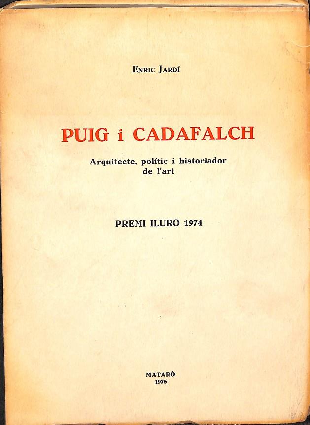 PUIG I CADAFALCH (CATALÁN) | ENRIC JARDI
