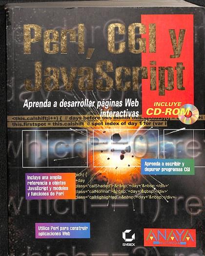 PEARL, CGI Y JAVASCRIPT (NO INCLUYE CD) | V.V.A