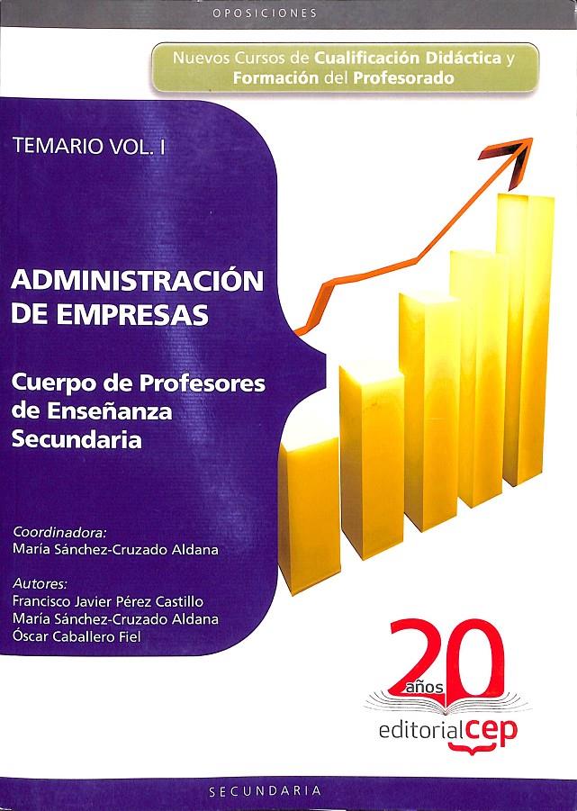 CUERPO DE PROFESORES DE ENSEÑANZA SECUNDARIA ADMINISTRACIÓN DE EMPRESAS (ADE). | 9788468103655 | AA.VV.